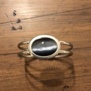 Hinge Bracelet with stone